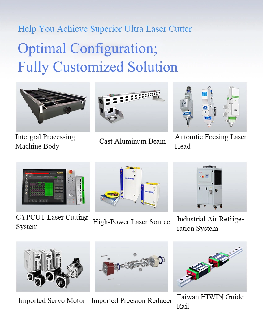 Best Quality CNC Fiber Laser Cutter High Tech Efficient Operation Cutting Machine for Metal Sheet