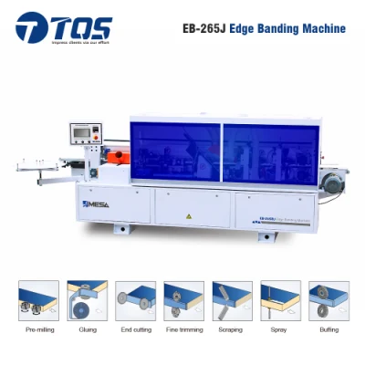 사전 밀링 기능을 갖춘 자동 엣지 밴딩 머신 Eb-265bj