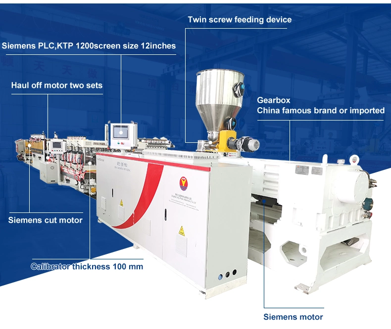 PVC WPC Furniture Cabinet Foam Door Board Production Line